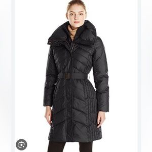 Marc New York Long Belted Down Jacket Sz XS